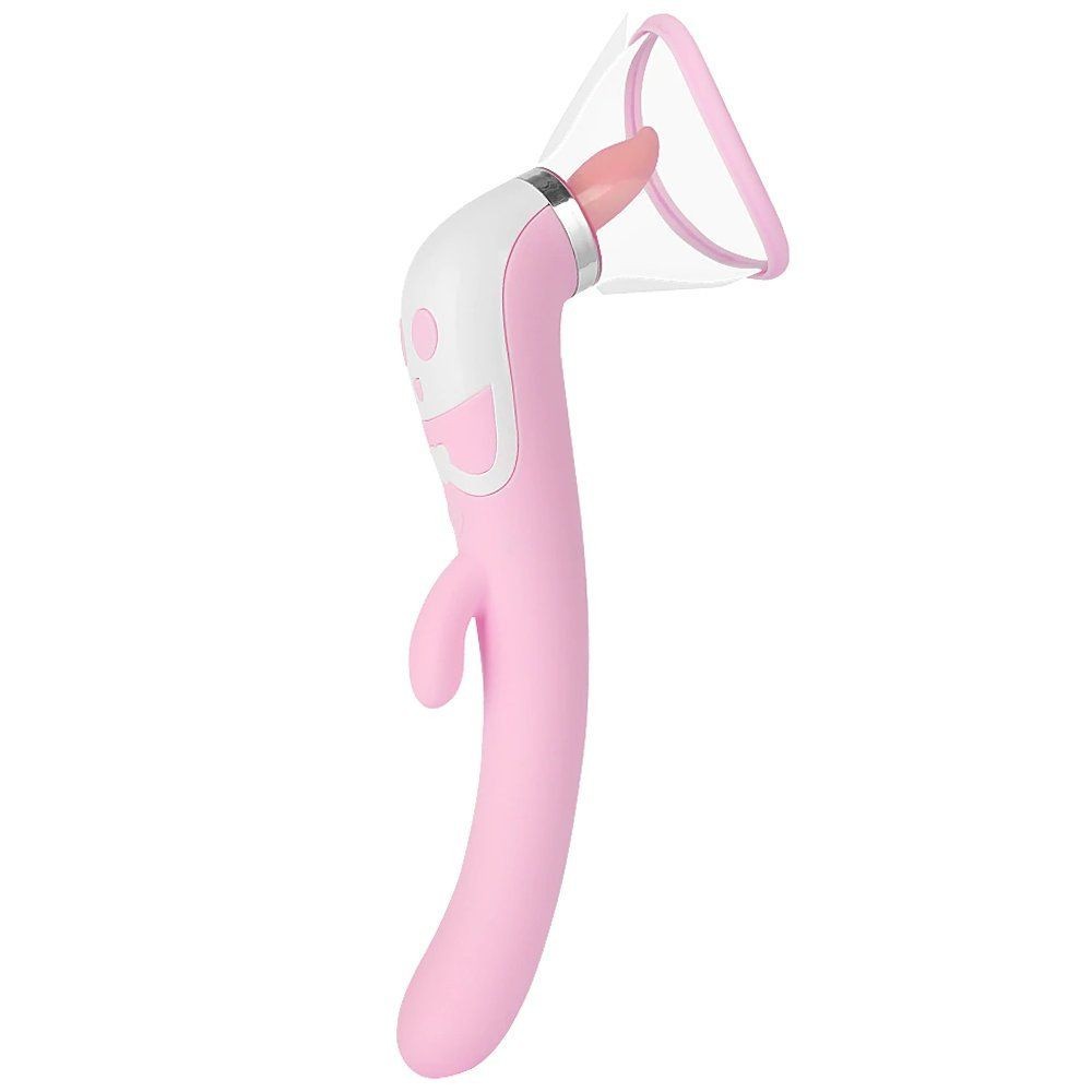 bAŞKa Sucker Licker G-Spot Çift Yönlü Isıtmalı Yalama Vibratör