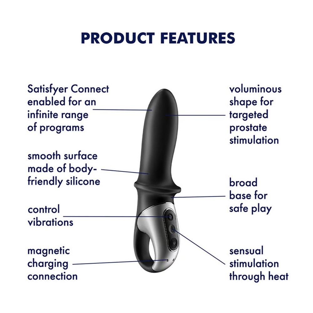 Satisfyer Hot Passion Telefon Kontrol Isıtmalı Vibratör