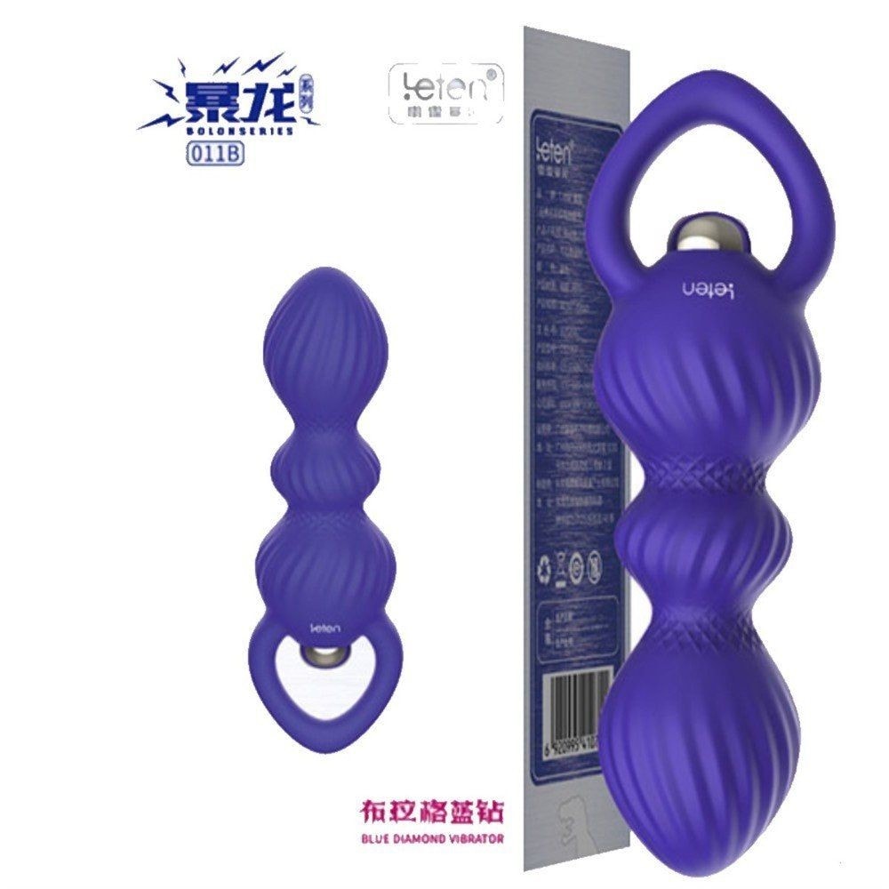 Leten Solo Series 10 Modlu Anal Vibratör Blue