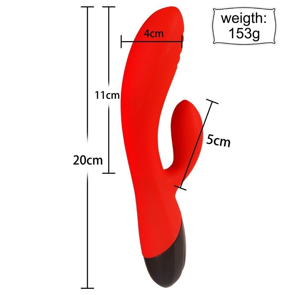 Shequ Huan Le 10 Hız Flexible G-Noktası Rabbit Vibratör SQ-V10025
