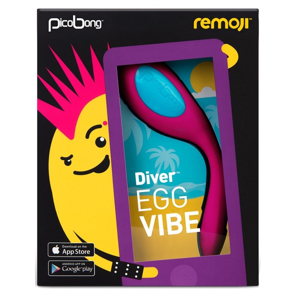 Picobong Remoji Diver Egg Vibes Telefon Kontrollü Vibratör