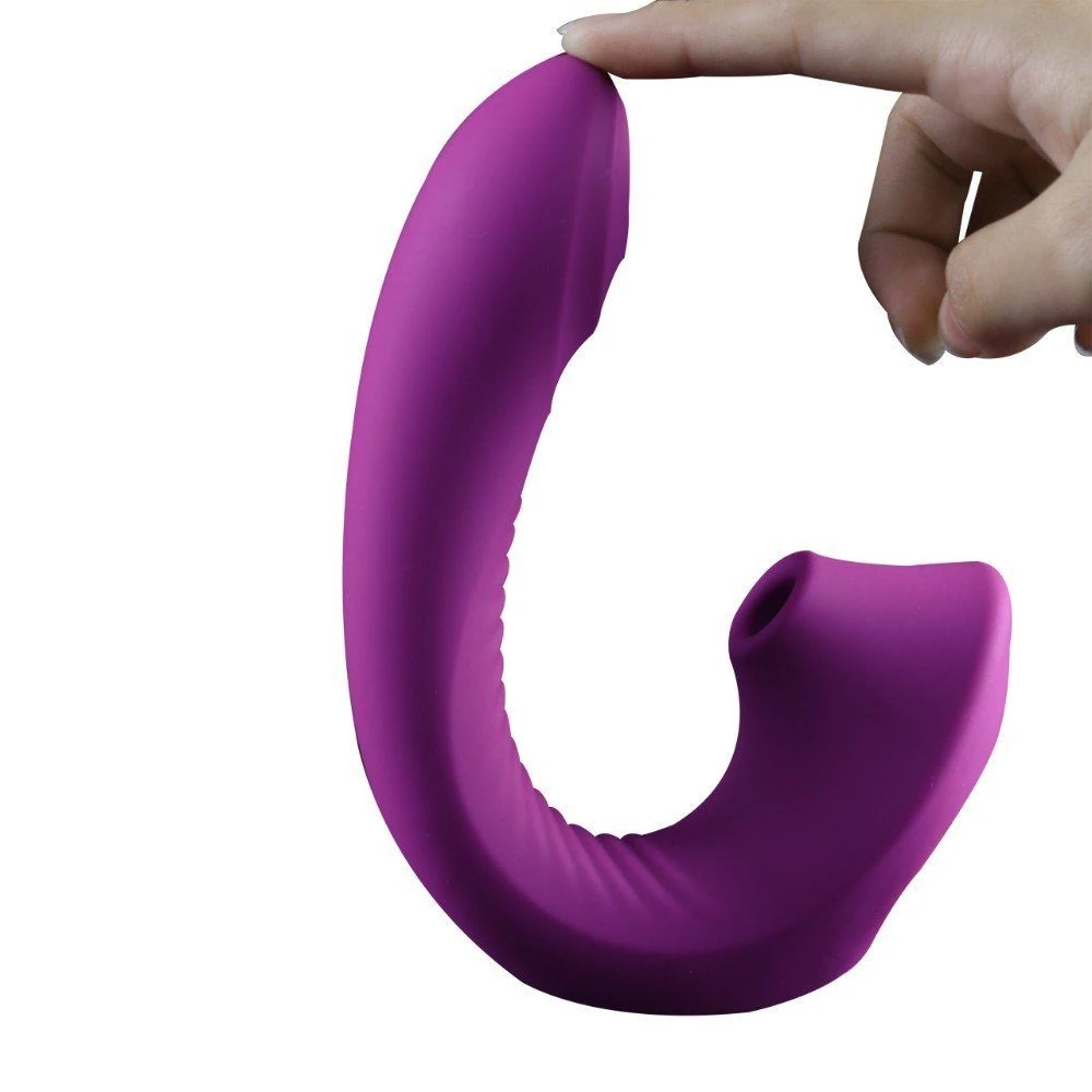 Shequ Meiya Darbe ve Emiş Güçlü 2 İn 1 G-Noktası Vibratör SQ-V10129