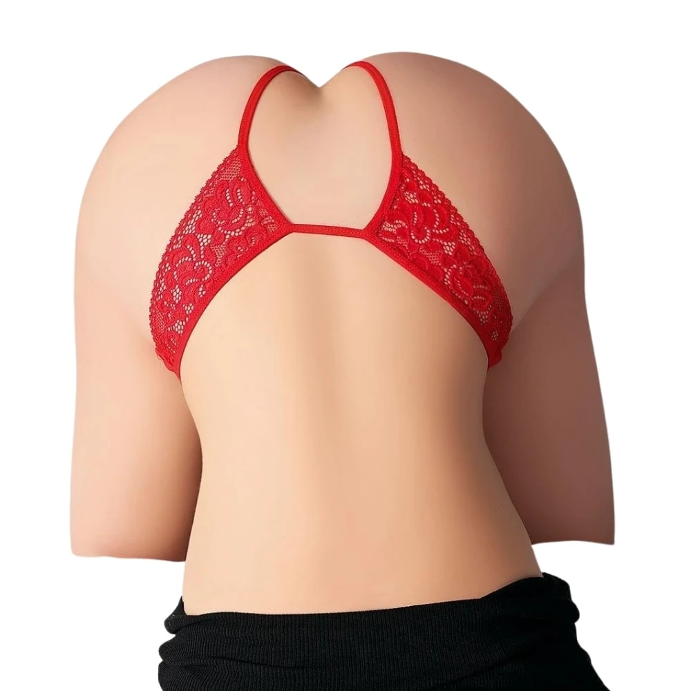 Başka Fantasy Wear Kırmızı Dantelli Arkası Açık Fantezi Külot