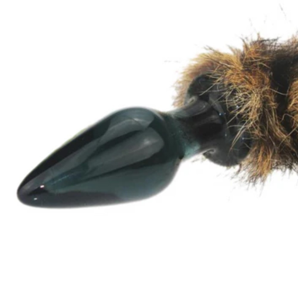 bAŞKa Glass Fantasy Slips Glass Tail Kuyruklu Cam Anal Plug
