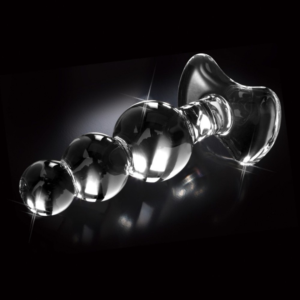 Pipedream İcicles No.47 Hand Blown Glass Massager Cam Anal Plug