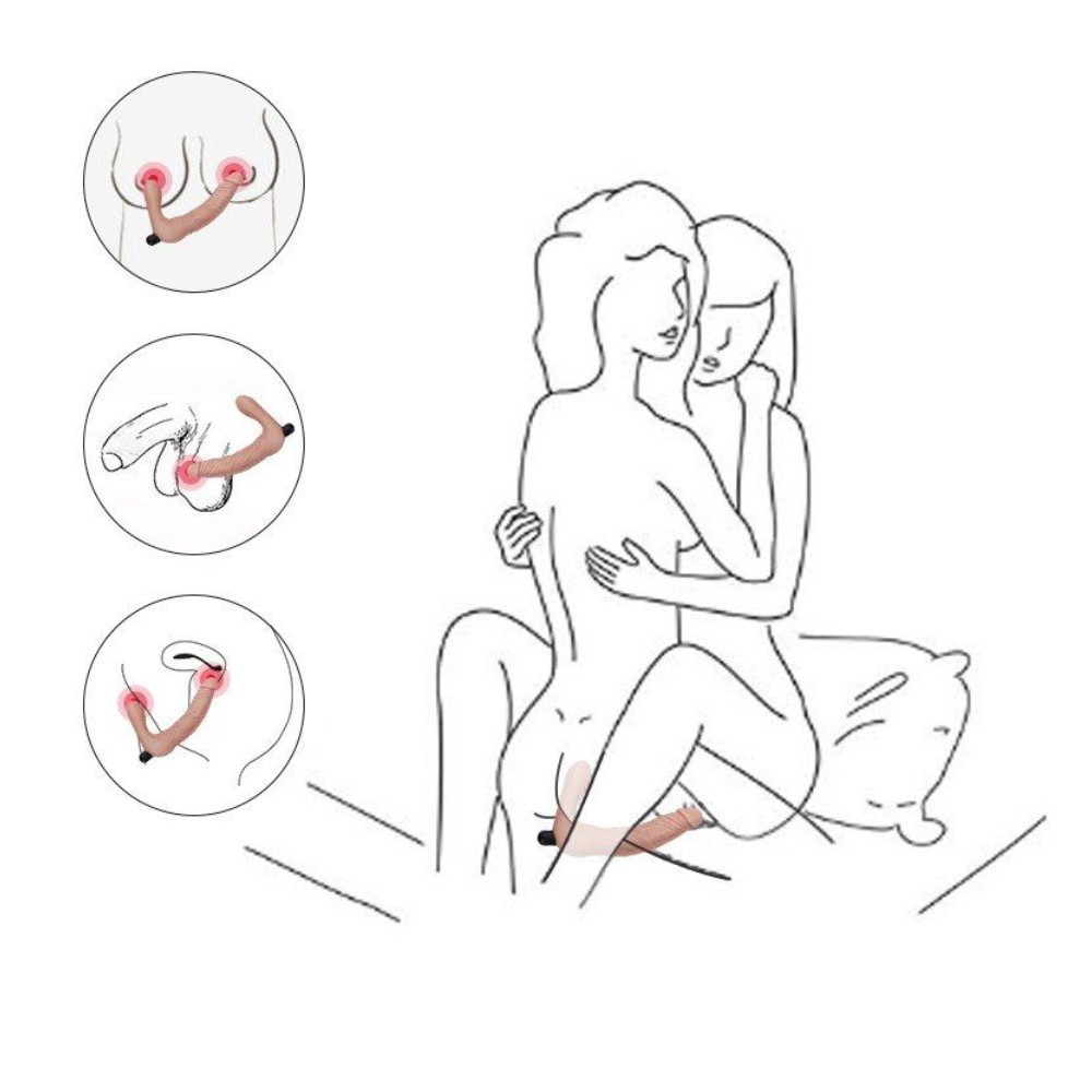 Lovetoy Rechargeable IJOY Strapless Strapon Vibratör LV430200