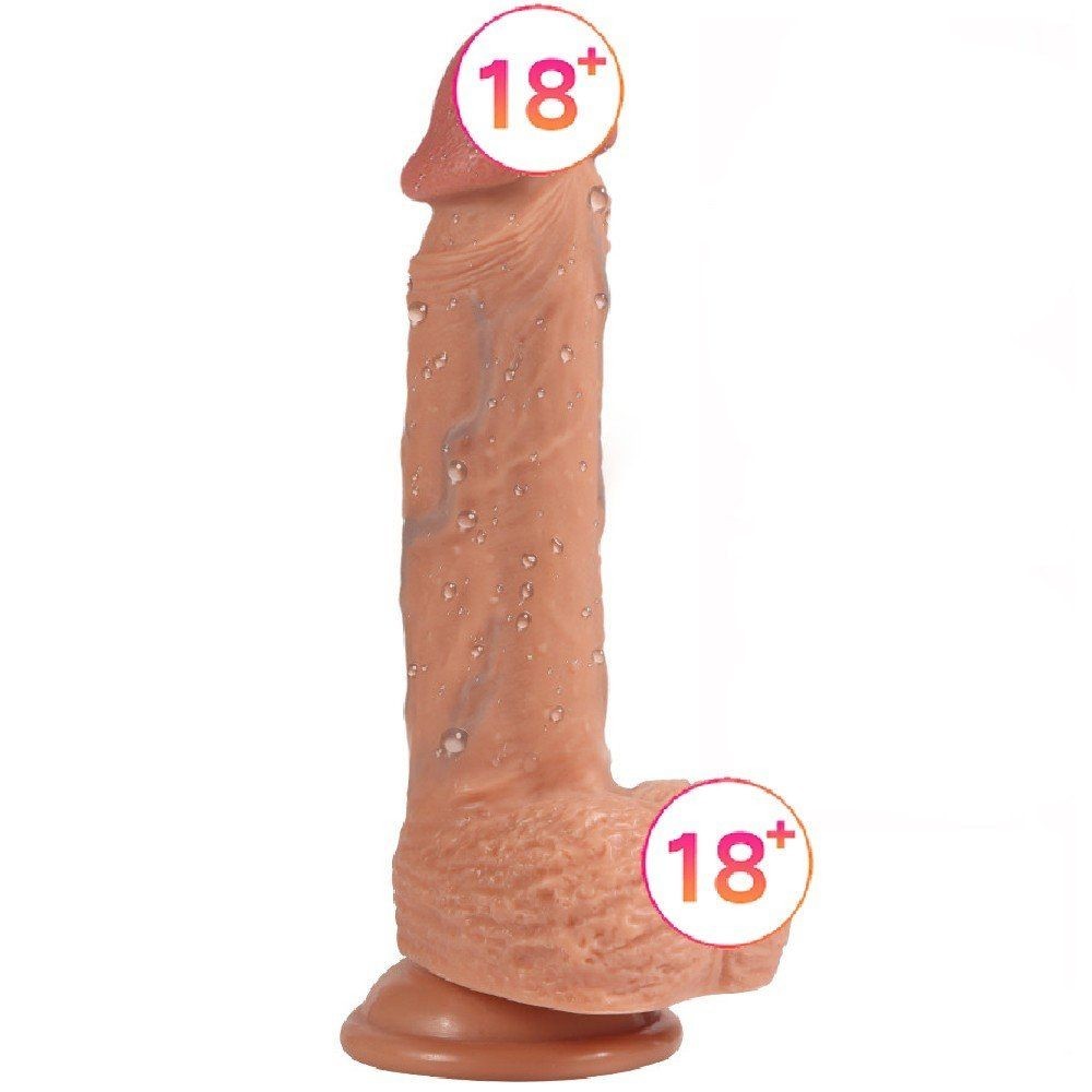 Shequ Dildo Series Dean Vein Double Çift Katmanlı Realistik Penis SQ-WBC10007-Veins