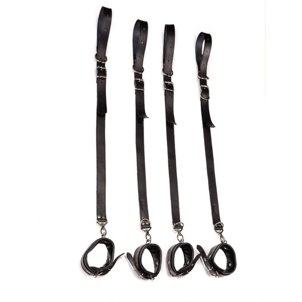 bAŞKa The Fetish Fantasy Series Lux Bed Strap 4 Pcs. Yatak Bağlama Seti