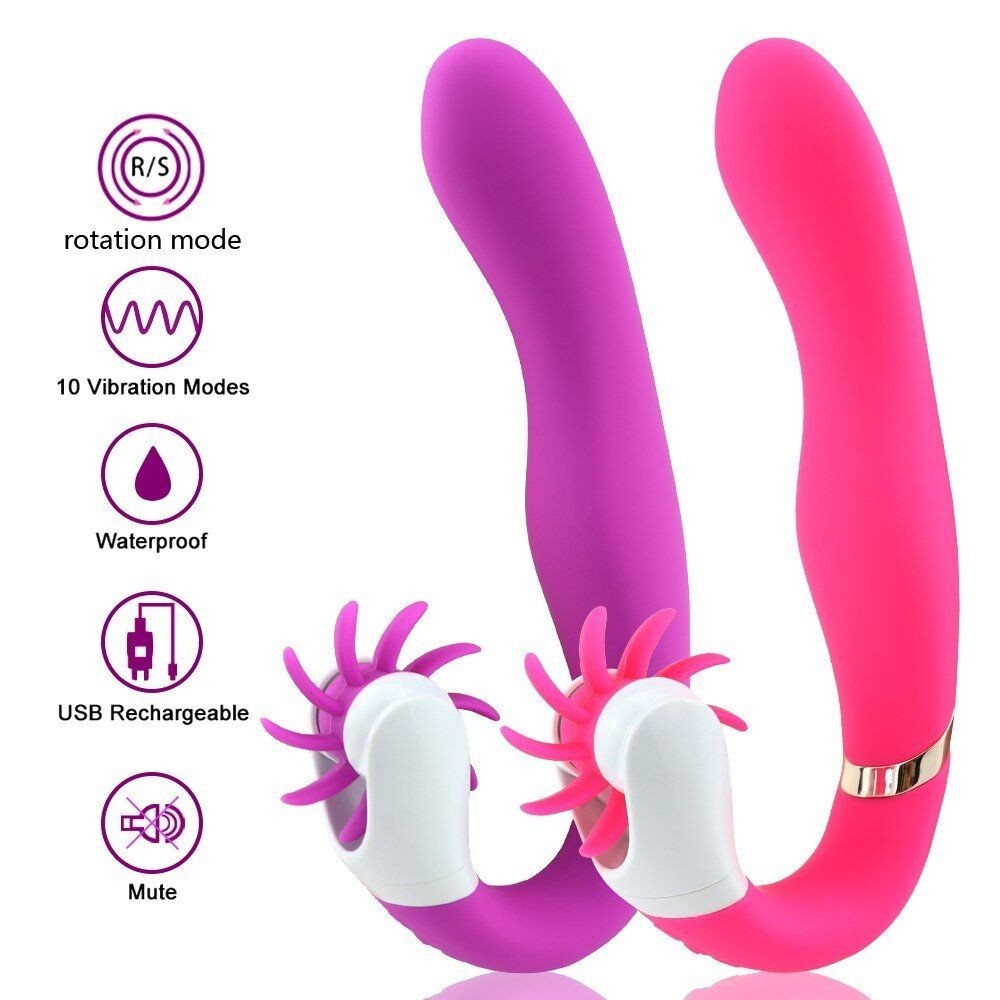 bAŞKa Dave 2 Licking Dil Hareketli Isıtmalı G-Spot Vibratör