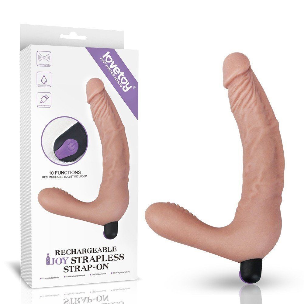 Lovetoy Rechargeable IJOY Strapless Strapon Vibratör LV430200