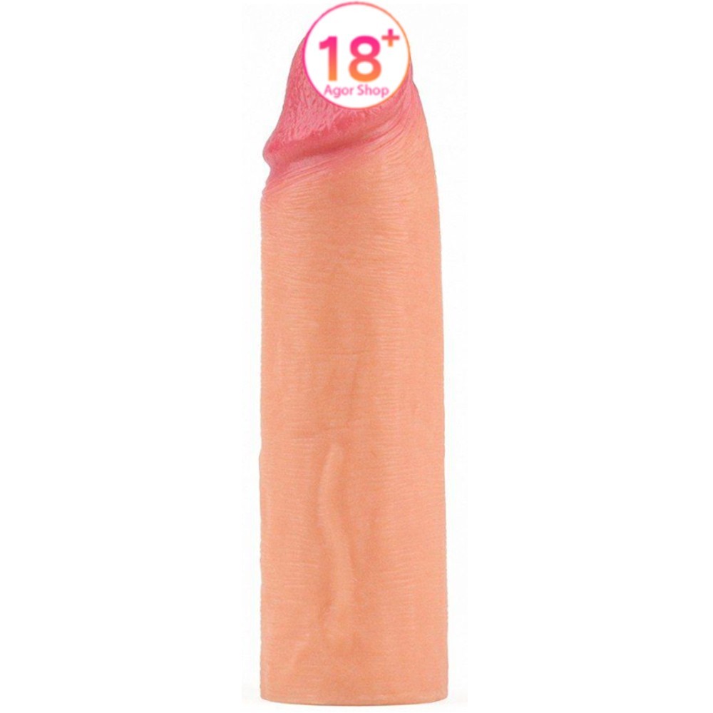 Lovetoy Nature Extender Penis Sleeve Platinum Silikon Gerçek Doku Penis Kılıfı LV4211
