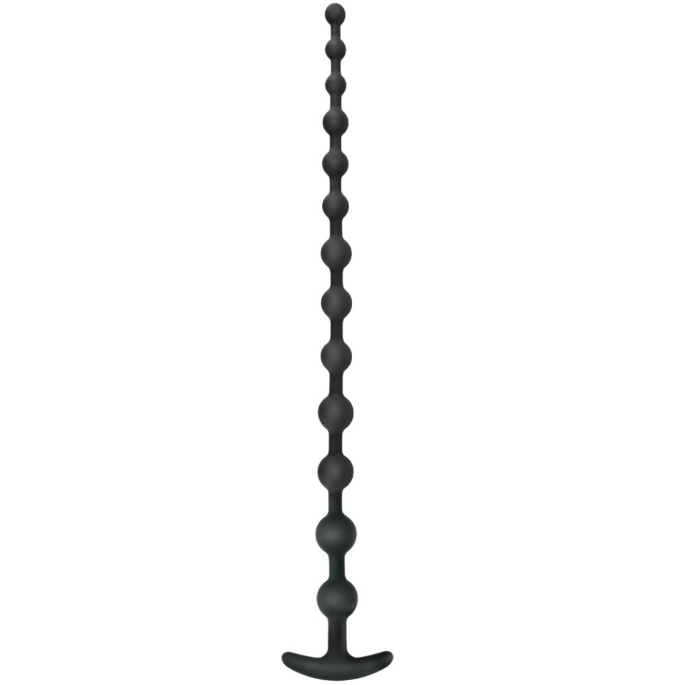 Black Velvets Anal Beads 50 Cm Silikon Alıştırıcı Anal Boncuk