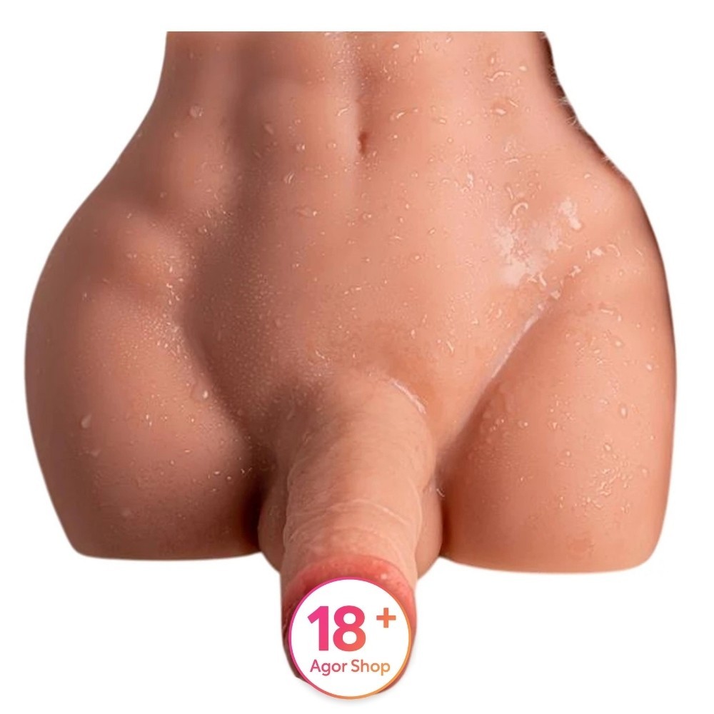 Shequ Peel Hareketli Realistik Erkek Yarım Vücut Masturbator SQ-MAR30022V