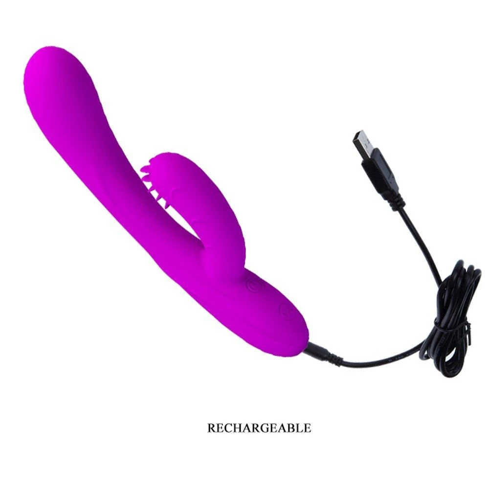 Pretty Love Harry Tickling Parmak Sensörlü Rabbitli Vibratör BI-014284