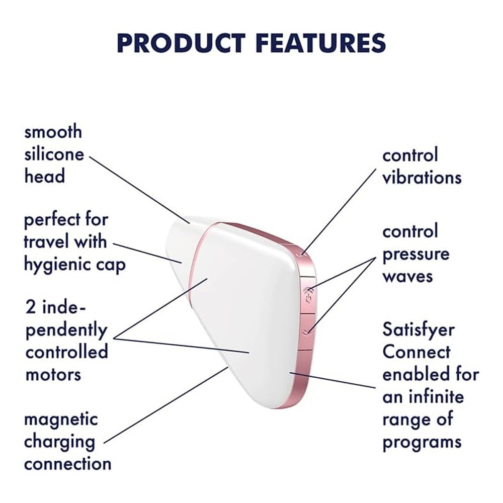 Satisfyer Love Triangle Telefon Kontrollü Emiş Güçlü Vibratör