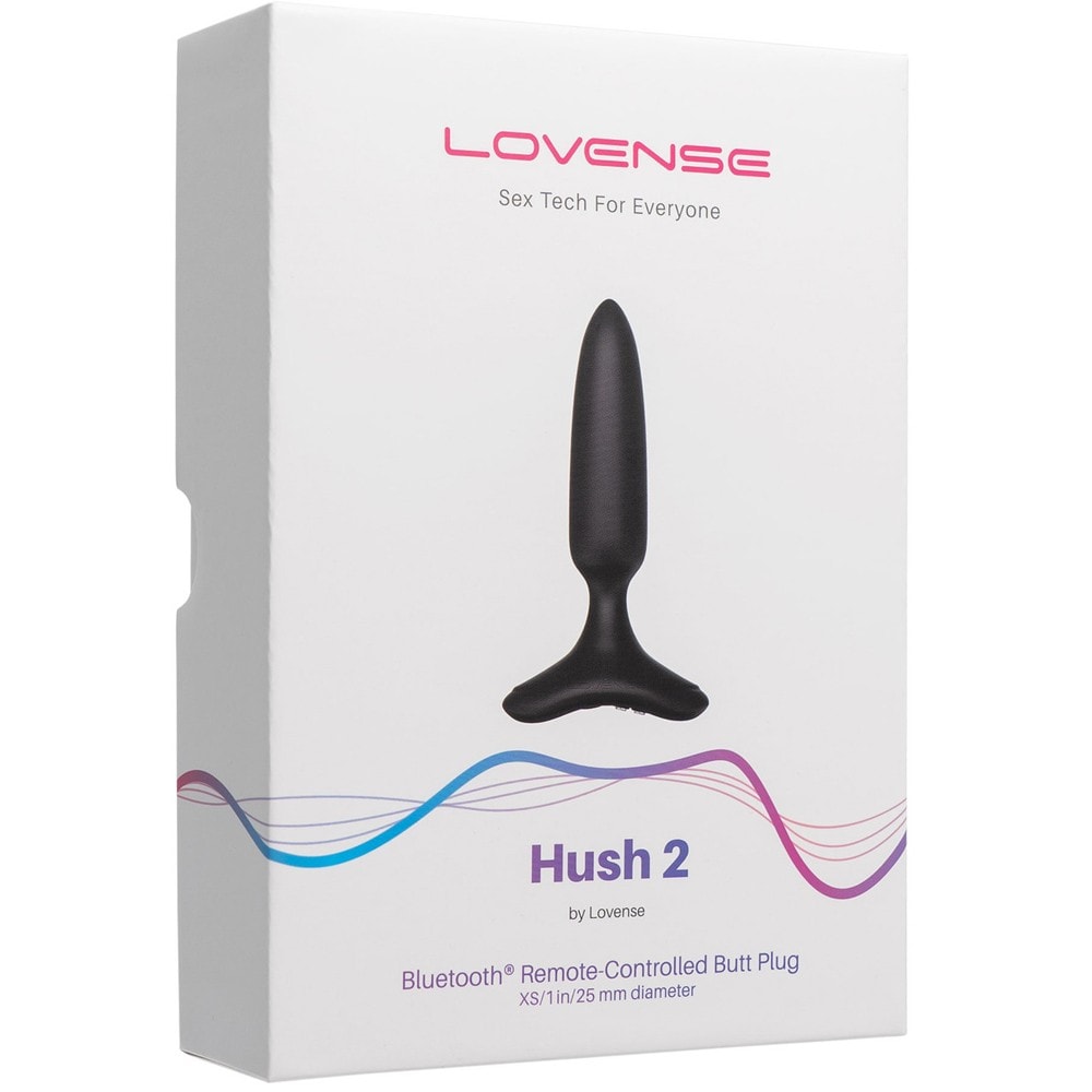 Lovense Hush 2 X-Small Telefon Kontrollü Titreşimli Anal Plug