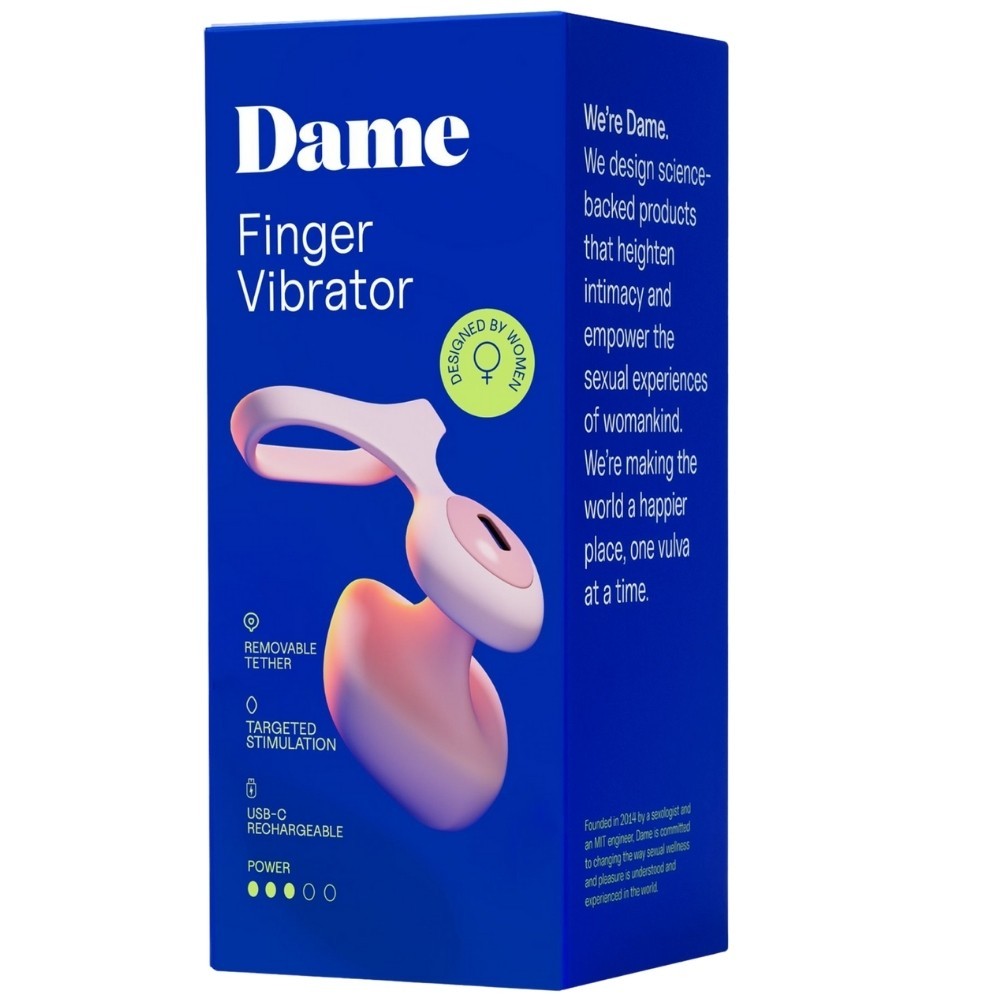 Dame Products Fin 2.0 Finger Quartz Güçlü Parmak Vibratör