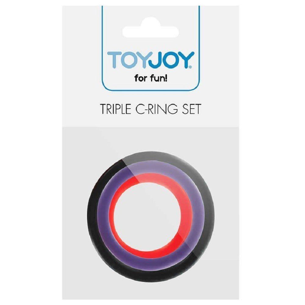 ToyJoy For Fun Triple C-Ring 3'lü Penis Halkası Seti