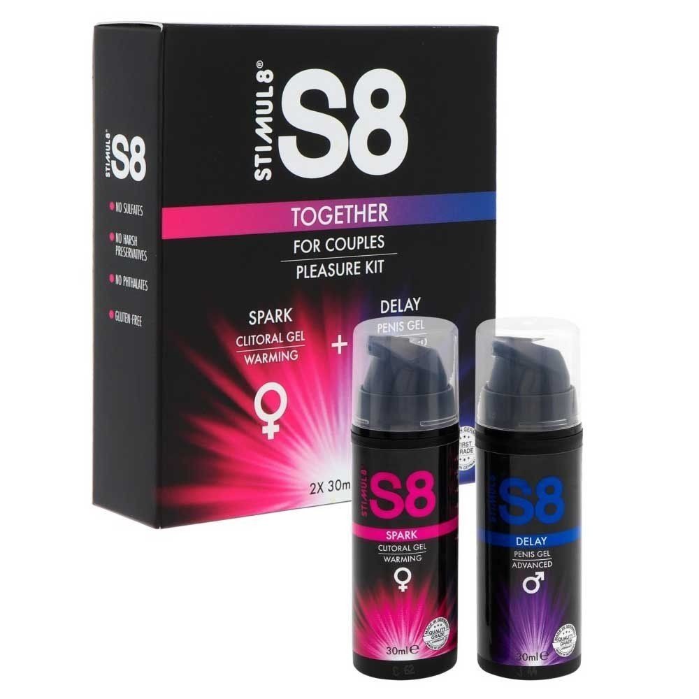 Stimul8 S8 Together Kit Delay jel ve Klitoral Jel 2 li Paket