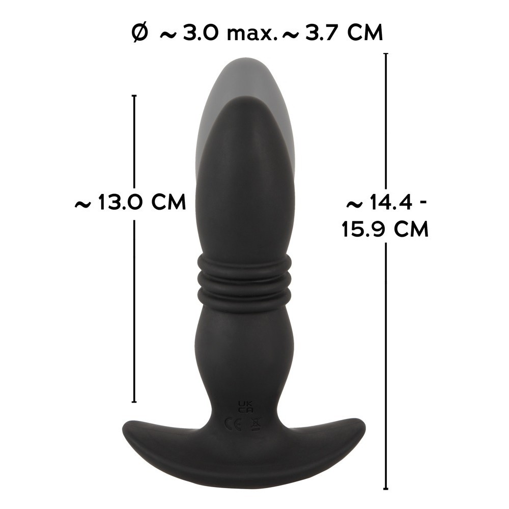 Anos Remote Controlled Butt Plug Rc Thrusting Anal Vibratör