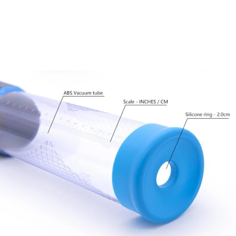 bAŞKa Canwin Bigger Man Passion Pump 5 Speed Otomatik Penis Pompası-Blue
