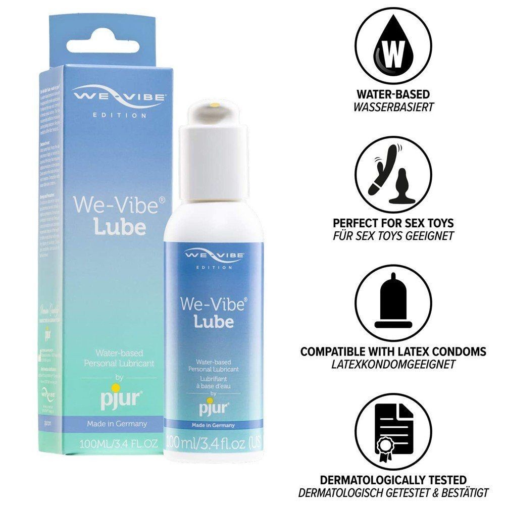 We-Vibe Pjur Water-Based Lubricant Gel 100 Ml