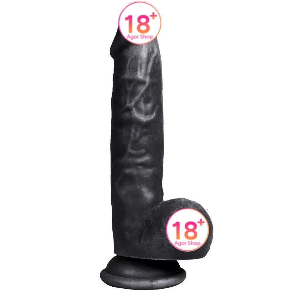 Xise Dildo Series Mars Black 20 cm Realistik Penis XS-WBC10033