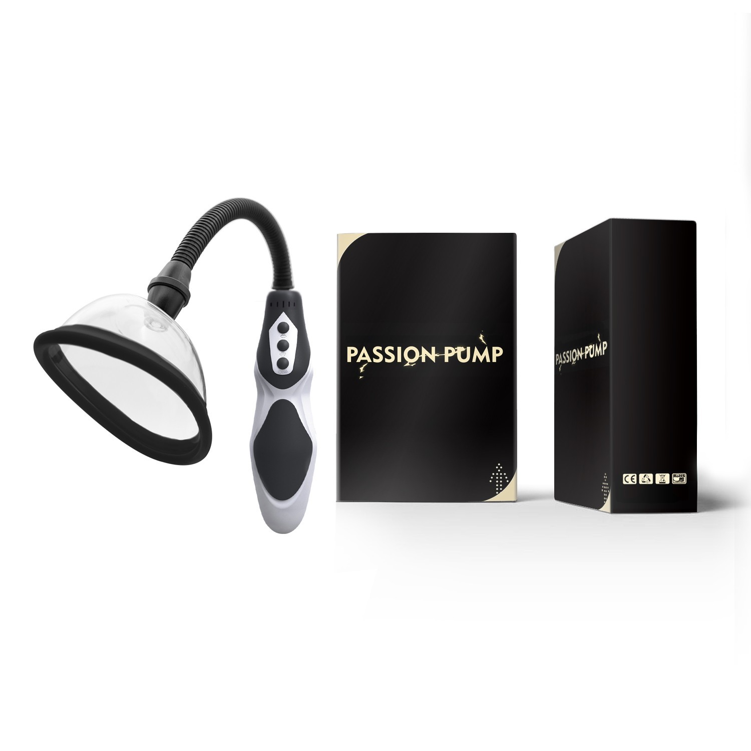 bAŞKa Passion Vagina Pump Titreşimli ve Emiş Güçlü Vajina Pompası