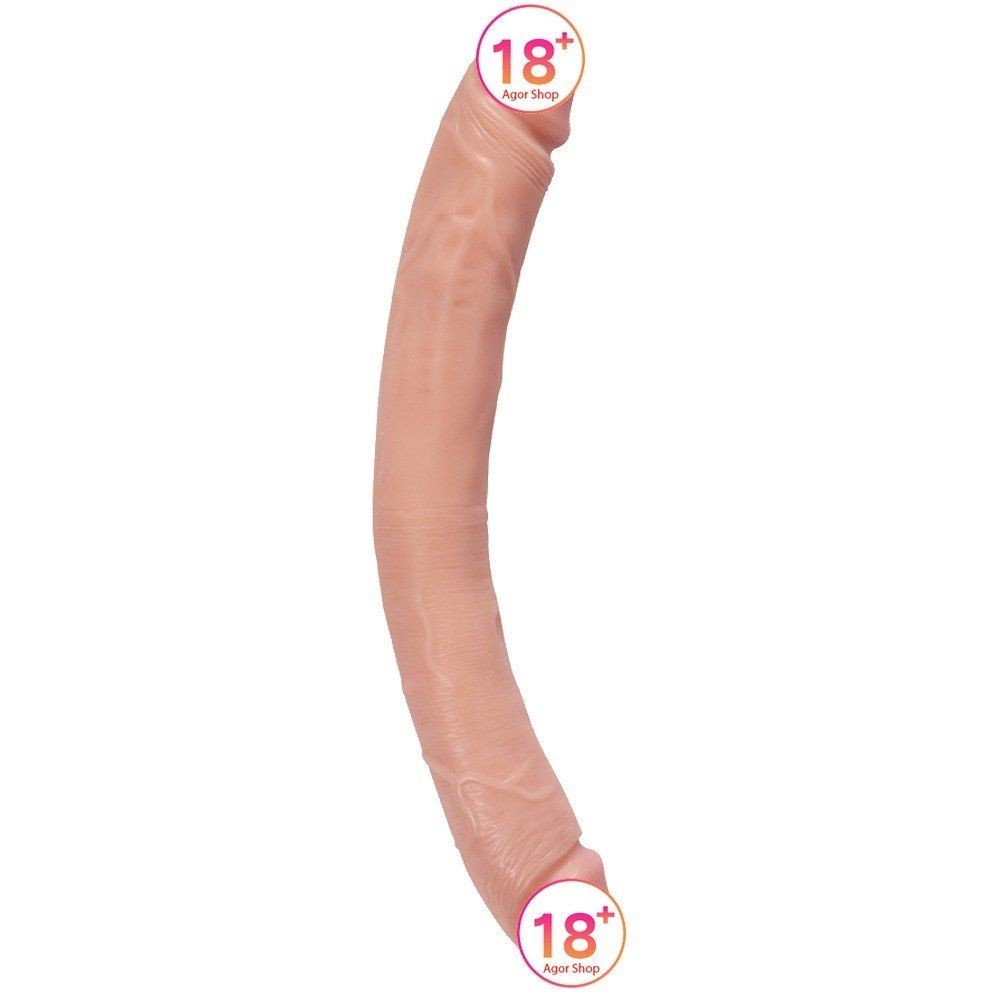 Shequ Grove 33 cm Flexible Çift Taraflı Realistik Penis XS-WBC10067-M