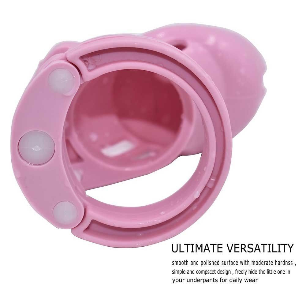 bAŞKa Master Chastity Devices Pink Plastik Penis Kafesi