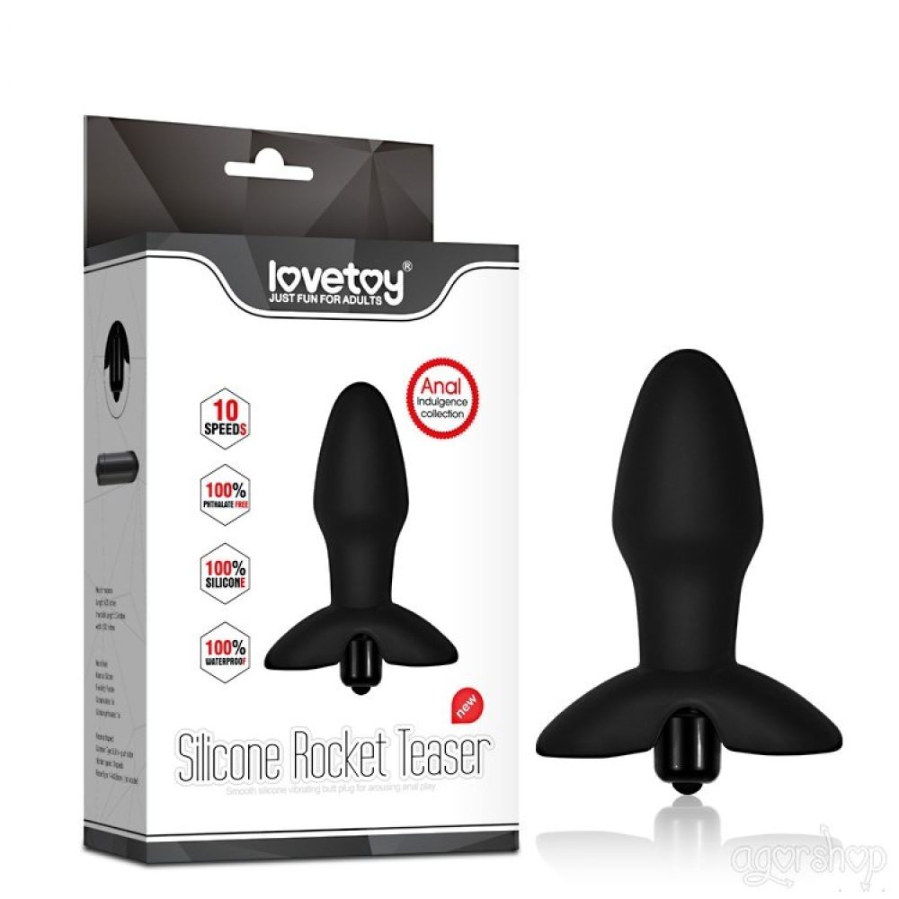 Lovetoy Silicone Rocket Teaser 10 Modlu Anal Vibratör LV2601