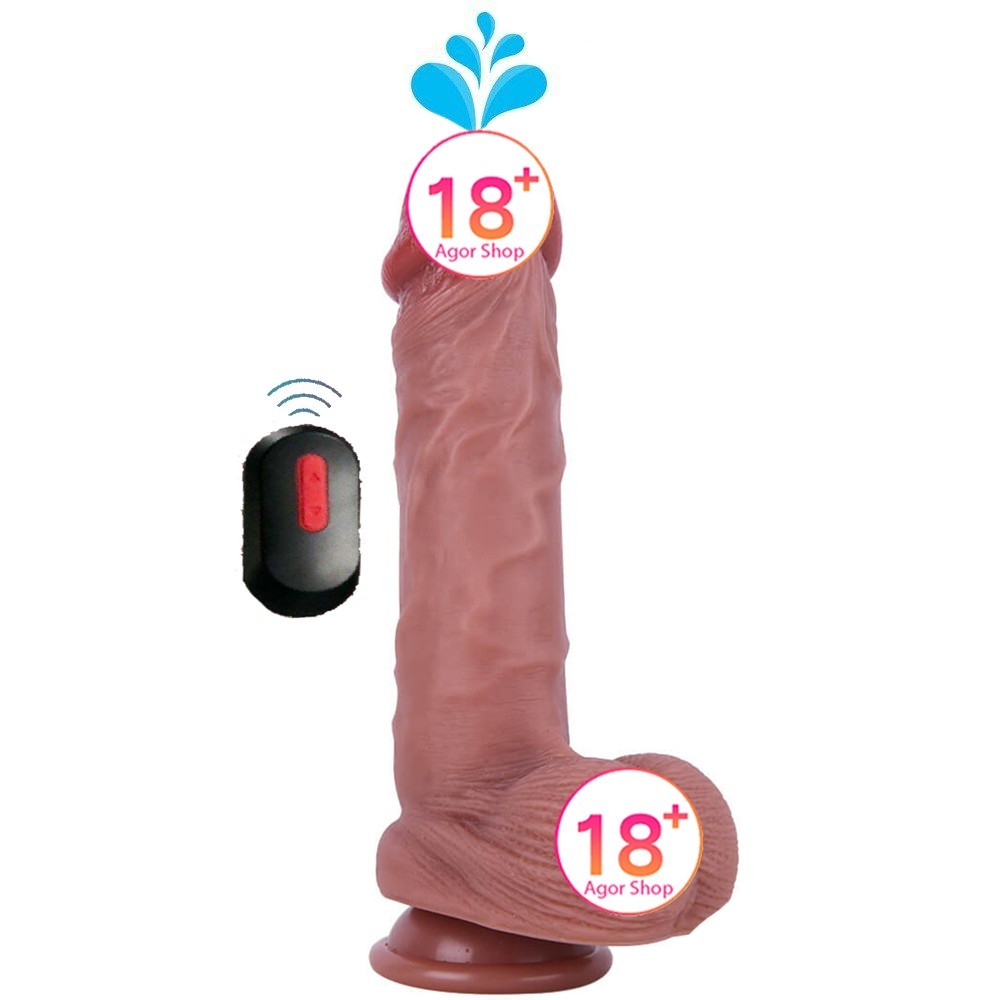 Shequ Dave Vibrating Boşalabilir Orgazm Penis SQ-WBD10142-V