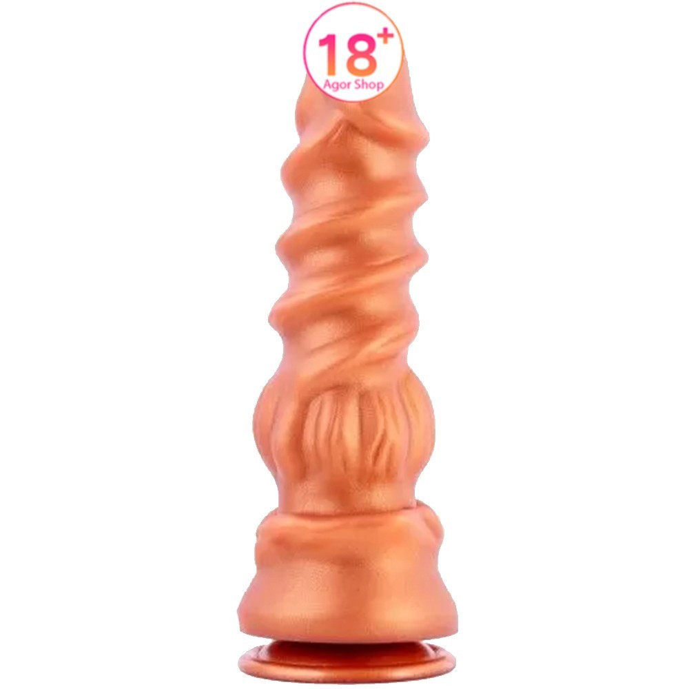 Shequ Jelly Animal Dildo Monster 4 Squamule Realistik Penis SQ-WBD10054