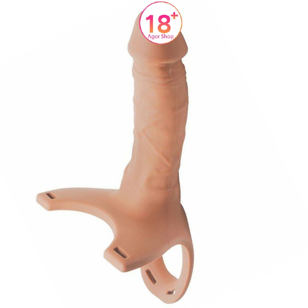 Size Matters Hollow Strap-On İçi Boş Kemerli Penis-Flesh
