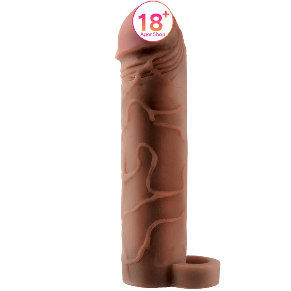 Pipedream Fantasy X-Tensions Perfect 2'' With Ball Strap Penis Kılıfı Brown