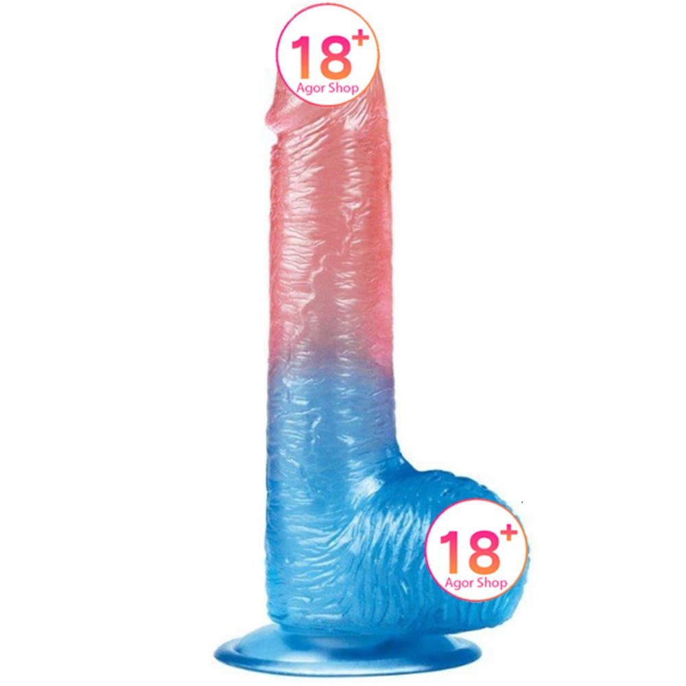 Lovetoy Dazzle Studs Jel Dildo 23 cm Realistik Penis LV318014
