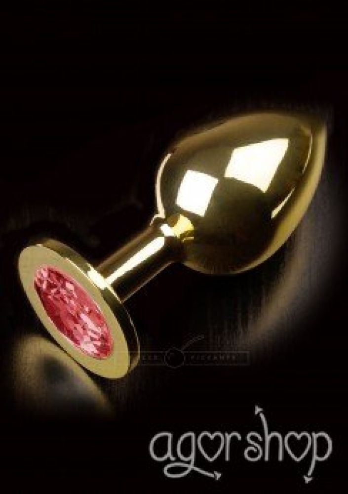 Dolce Piccante Lüks Large Boy Gold Anal Plug