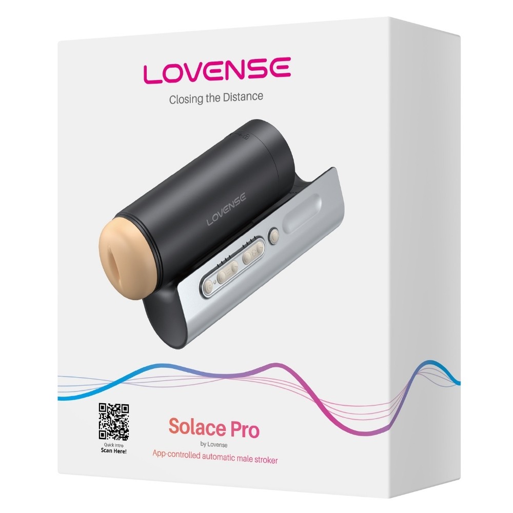 Lovense Solace Pro Telefon Kontrollü ve İleri Geri Hareketli Mastürbatör