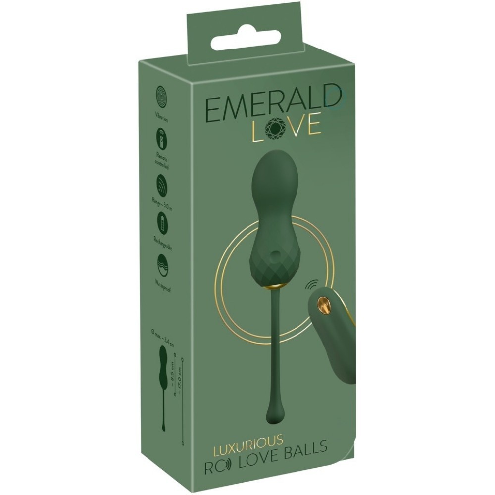 Emerald Love Luxurious Remote Control Love Balls Kegel Vibrator