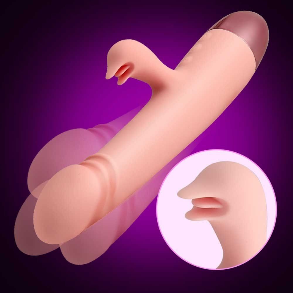 Wowyes V6 Hareket Özellikli 10 Mod Rabbit Dil Vibratör