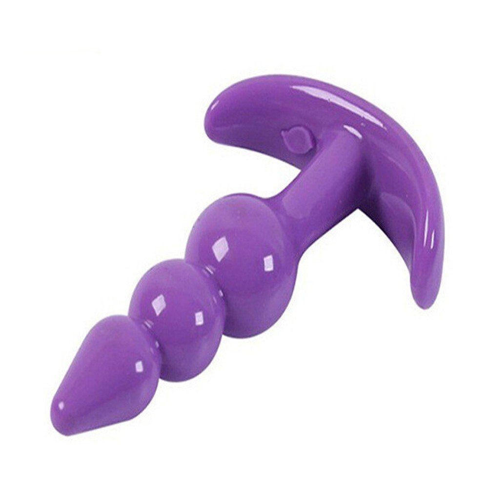 bAŞKa Ribbled Anal Play Silicone Jelly Butt Plug