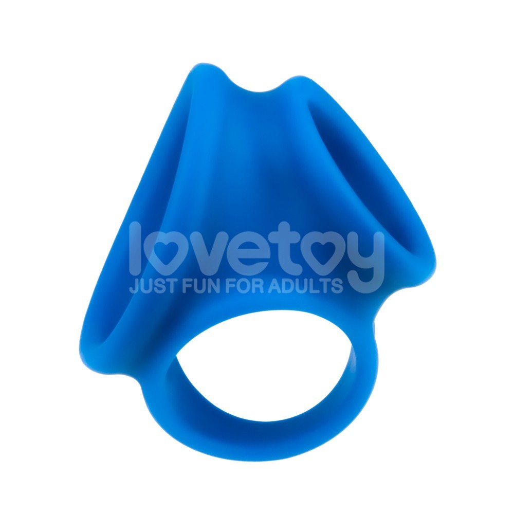 Lovetoy Pinnacle Pro Trio Grip Enhancer Sleeve Testis Destekli Penis Kılıfı LV443015