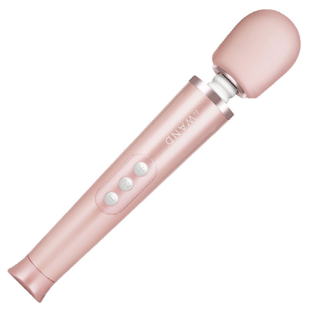 Le Wand Petite Rechargeable Vibrating Body Massager Masaj Wand Vibratör Rose Gold