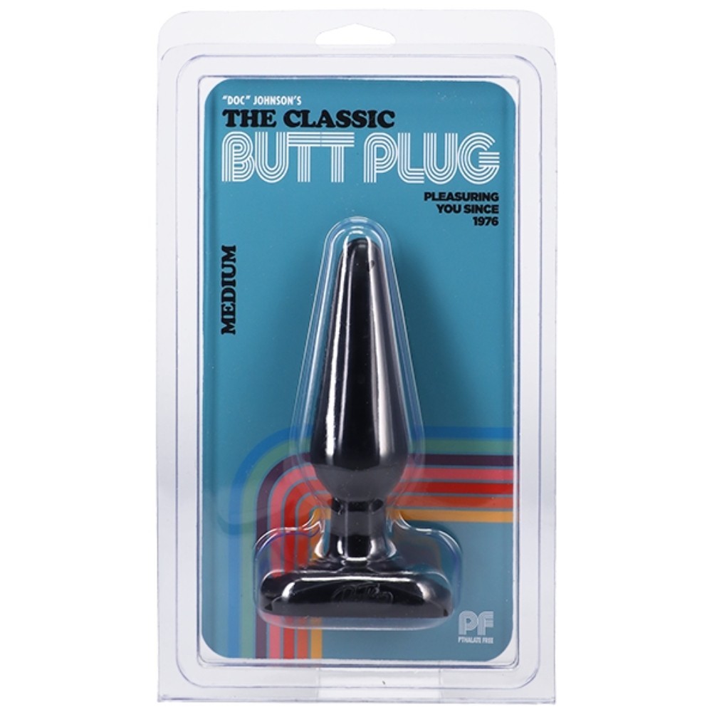 Doc Johnson The Classic Butt Plug Medium Silikon Anal Plug