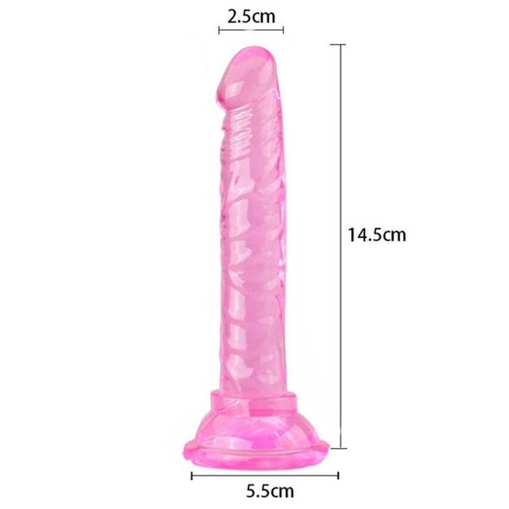 bAŞKa Dildo Series Jelly 14.5 cm Anal ve Vajinal Realistik Penis