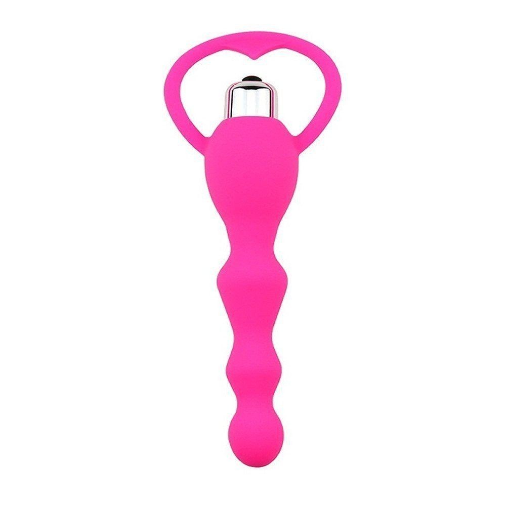 bAŞKa Anal Fantasy Beaded 10 Mod Boncuk Anal Vibratör-Pink