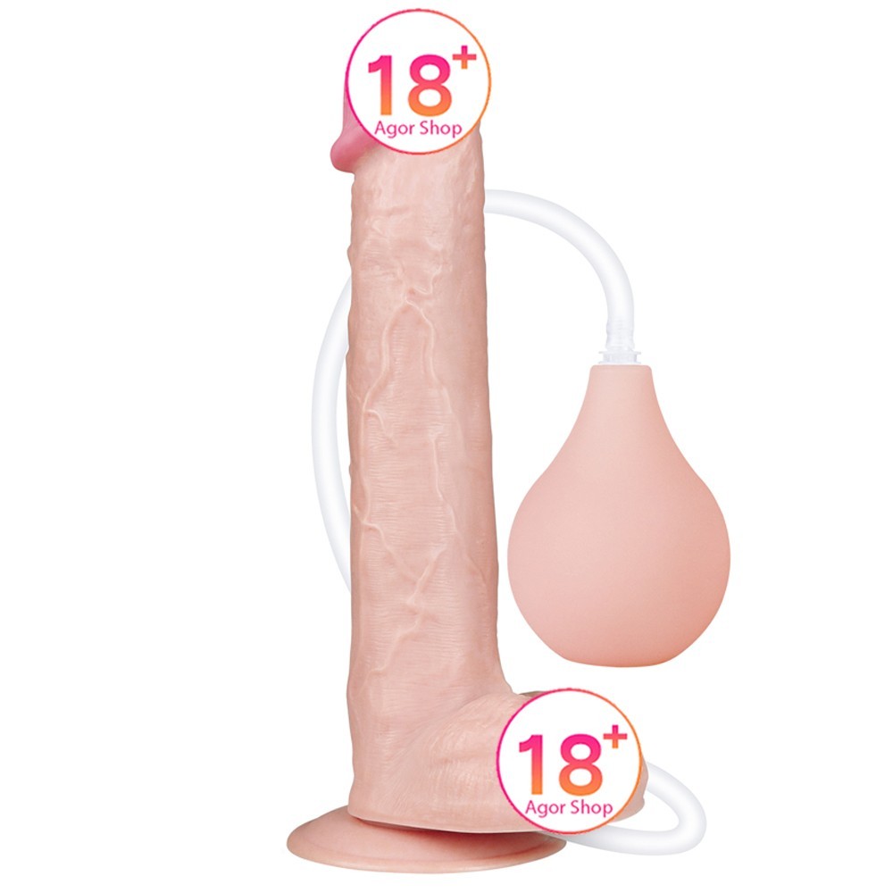 Lovetoy Squirt Extreme Dildo 28 Cm Boşalabilir Realistik Penis LV116023