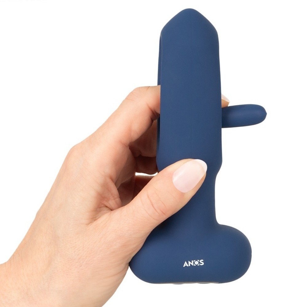 Anos Finest Butt Wear Remote Control Flicking Tongue Butt Anal Plug ve Anal Vibrator
