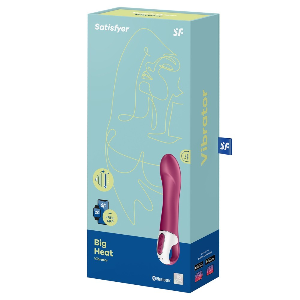 Satisfyer Big Heat G-Spot Telefon Kontrollü Isıtmalı Vibratör