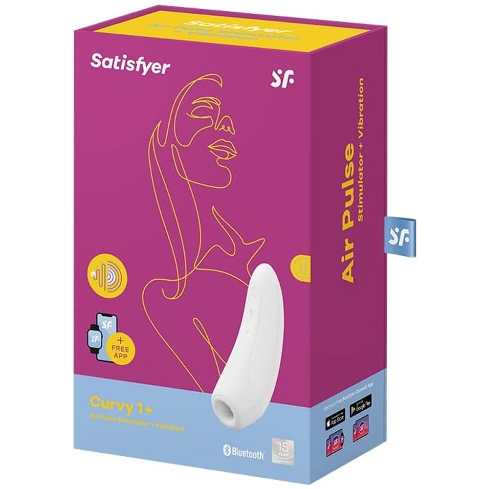 Satisfyer Curvy 1+ Pressure Wave Telefon Kontrollü Emiş Vibratör